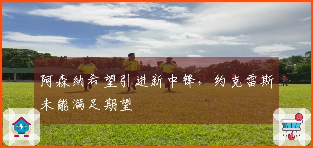 阿森纳希望引进新中锋，约克雷斯未能满足期望